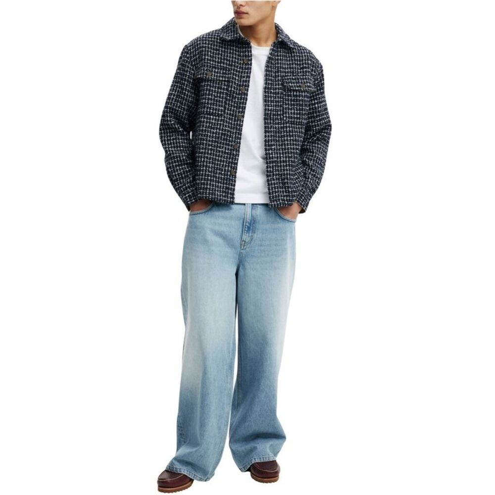 Cotton On Mens Beckley Relaxed Shirt Jacket, NWT